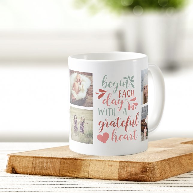 Grateful Heart Photo Mug (Créateur téléchargé)