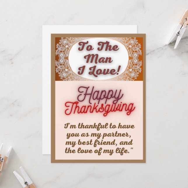 Grateful Heart : Une carte d'action de grâces pour (Devant/Arrière en situation)