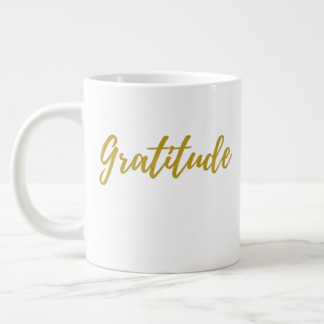 Gratitude 20 oz Jumbo Mug (Gauche)