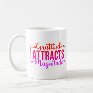 Gratitude Attire Magnitude Personnalisé Café Mug
