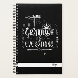 Gratitude est tout à la façon de Chalk Noir & Viol
