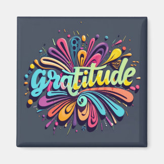 Gratitude Frigo Magnet