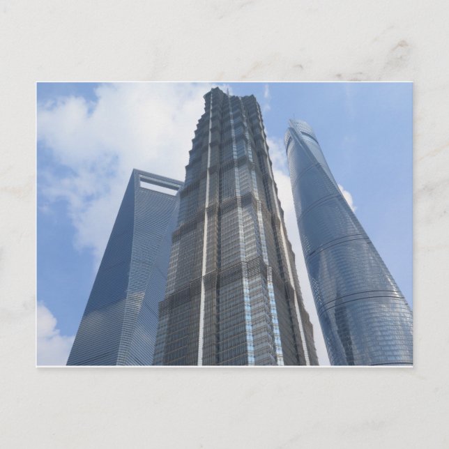 Gratte-ciel de Shanghai Carte postale de Chine (Devant)
