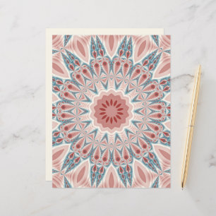 Grattez moderne Kaleidoscope Mandala art fractal