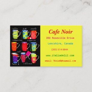 Gratuit Café / Café Carte de visite