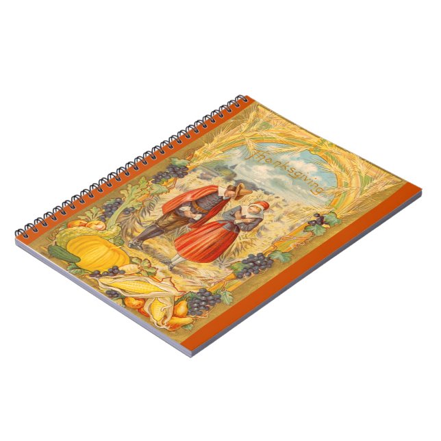 Gratuit pèlerins Thanksgiving Carnet (Côté gauche)