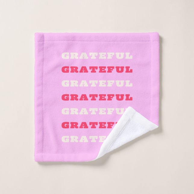 Gratuit, Remerciements, Citation De Gratitude, Ros (Gant de toilette)