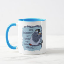 Graupapagei Therapeut - Lustige Geschenk Tasse