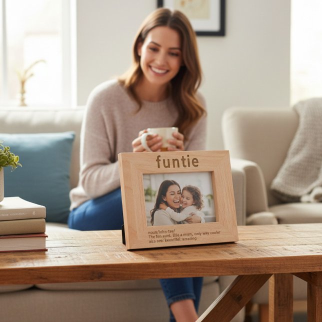 Gravés Cadres photo laser de définition amusante Tante (Créateur téléchargé)