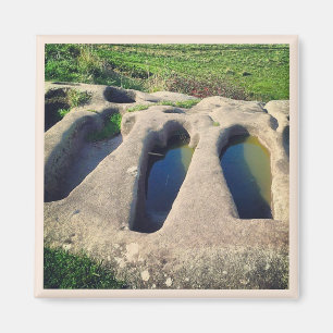 Graves de pierre, aimant Heysham