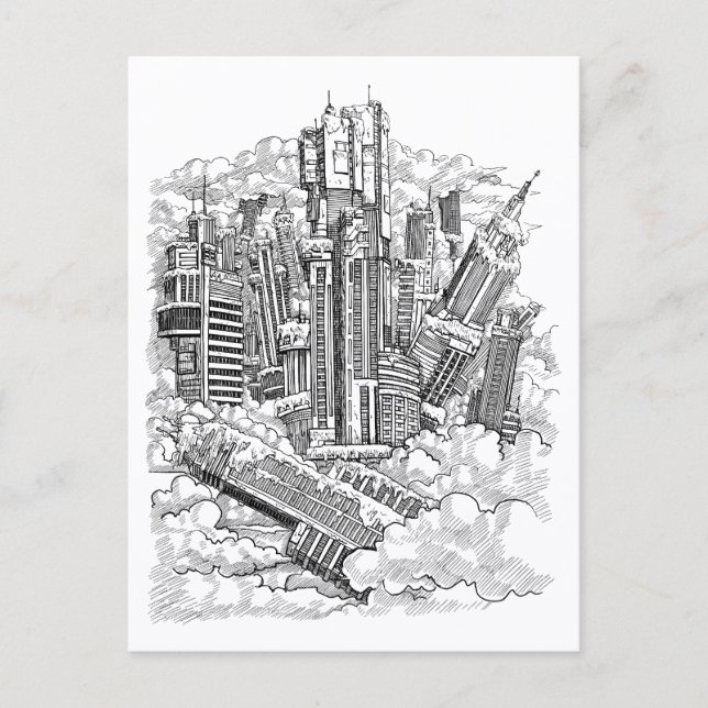 Graveurs flottants - Carte postale (Devant)