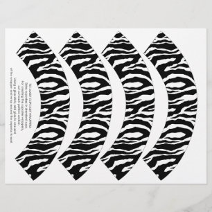 Graveuses à gâteau à imprimer Funky Zebra