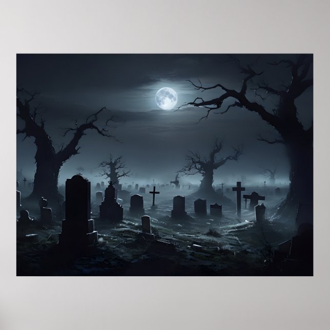 Graveyard Dusk - Poster du cimetière (Devant)