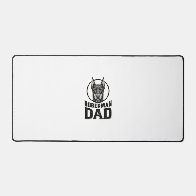 Gravure Papa Doberman Vintage Design pour amateur  (Recto)