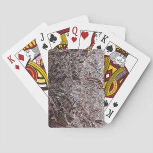 Gravure Pluie Cartes de Jeu