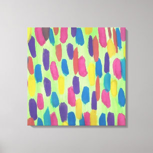 Gravure vert brosse Abstraite toile Imprimer