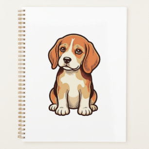Gravure vintage de chiot Beagle Art vectoriel_1