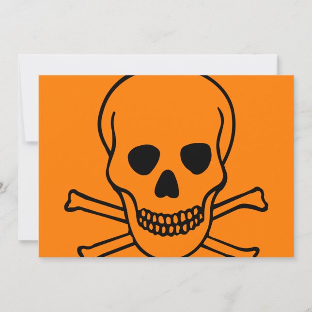 Gravure vintage graphique Jolly Roger (Devant)