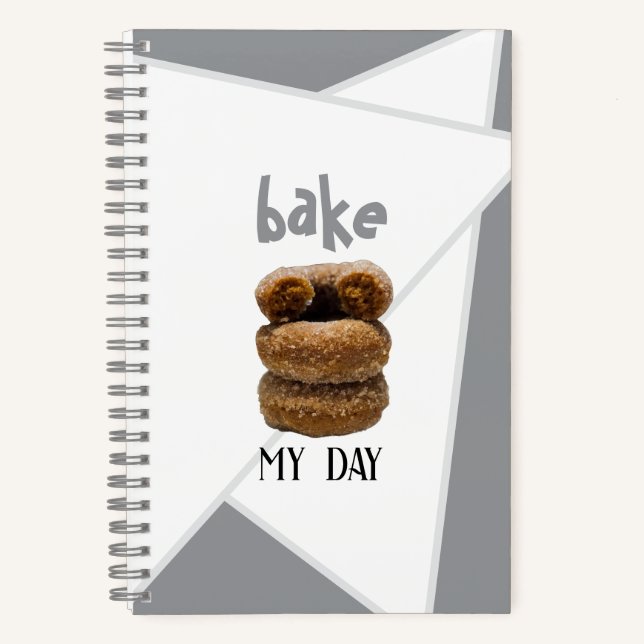 Gray Bake My Day Carnet Spiral (Recto)