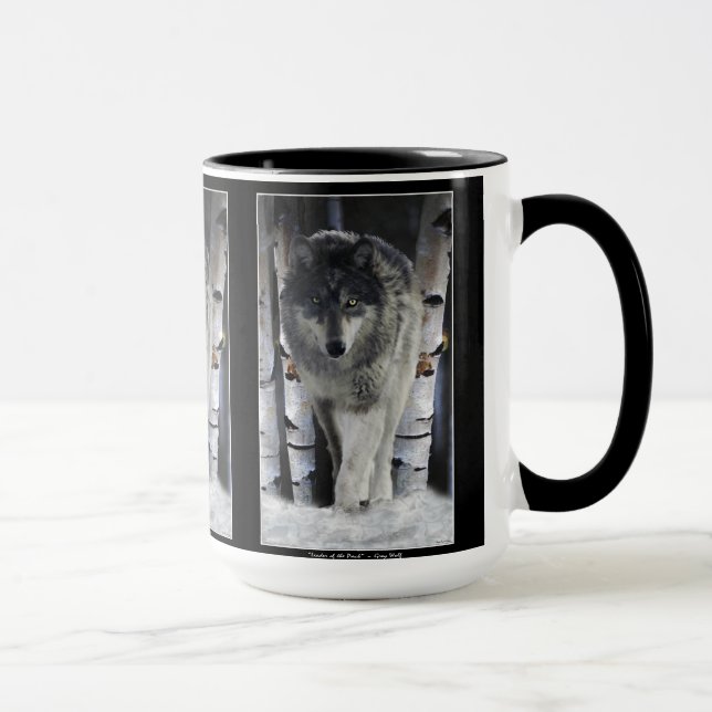 GRAY PACK WOLF Wildlife Gift Mugs (Droite)