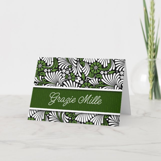 Grazie Mille Italienne Mille Merci Green (Devant)