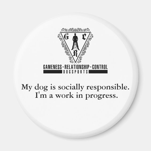 GRC aimant original, socialement responsable (Devant)