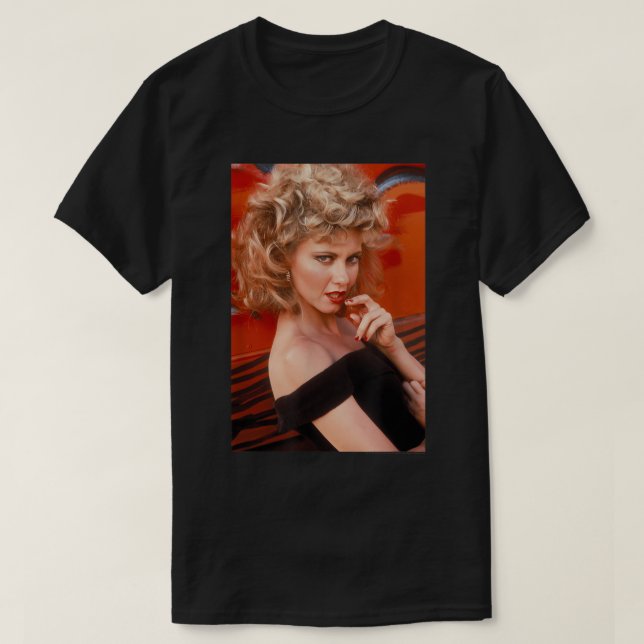 Grease Sandy Robe Noire Photo T-shirt (Design devant)