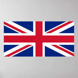 Great Britain Flag UK Poster United Kingdom