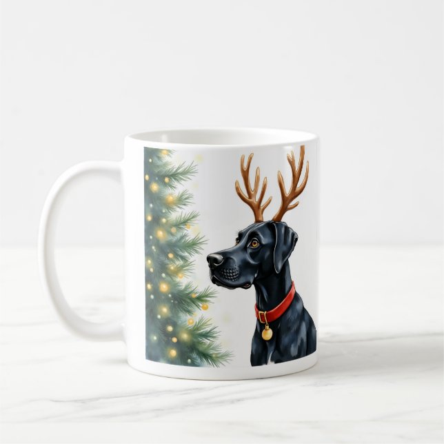 Great Dane Christmas Mug (Gauche)