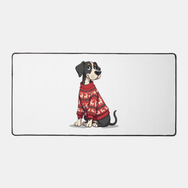 Great Dane Christmas Sweat chien (Recto)