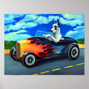 Great Dane Poster Wall Print