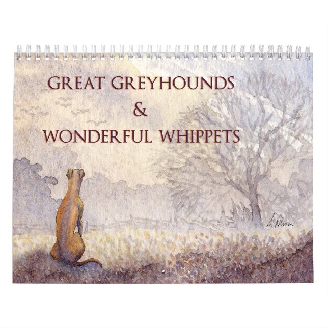 Great Greyhounds & Wonderful Whippets calendrier (Protection)