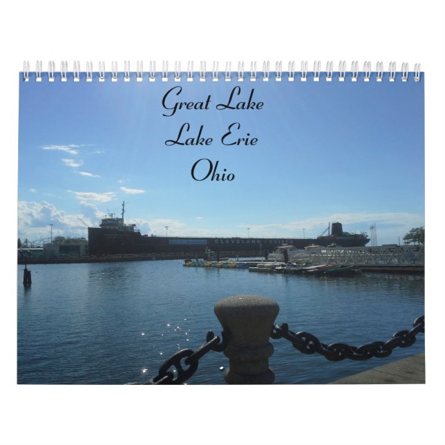 GREAT LAKE ERIE, calendrier OHIO (Protection)
