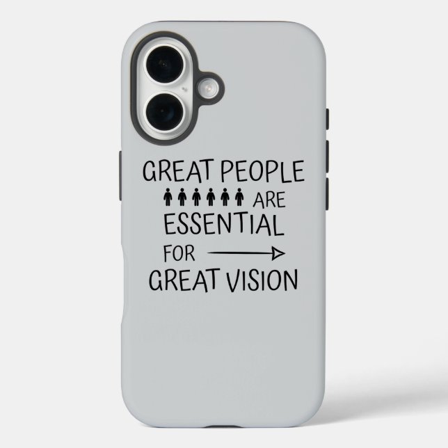 Great people Electronics > iPhone 16 Coque (Verso)