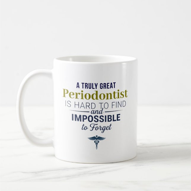Great Periodonti Personalized Name Gift Coffee Mug (Gauche)