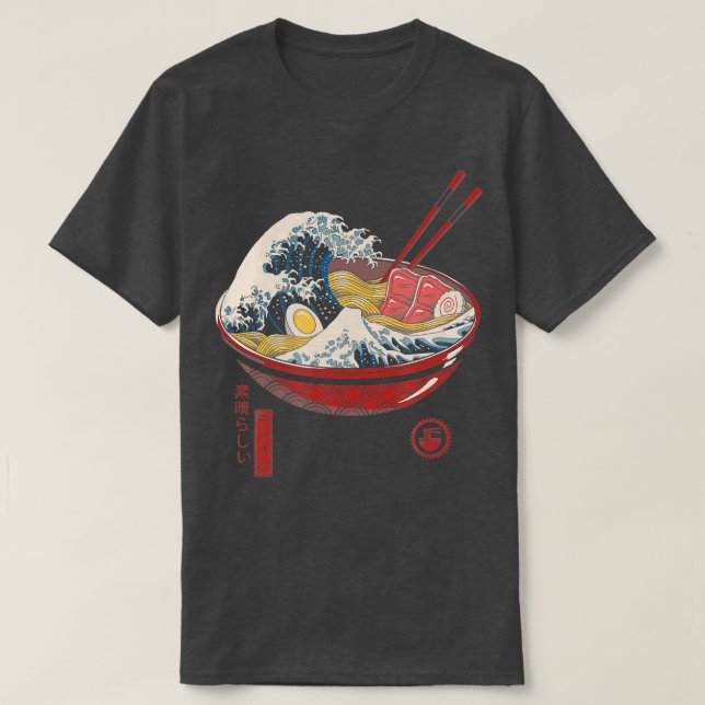 Great Ramen Wave TShirt (Design devant)