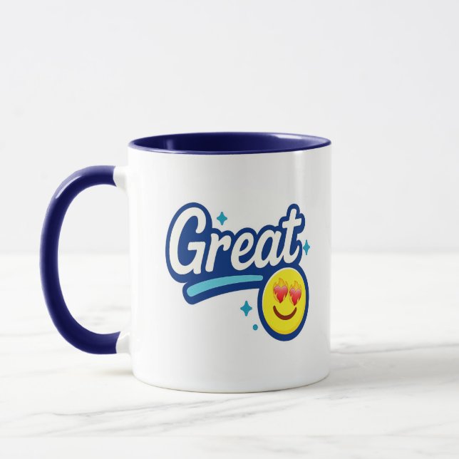 Great Smile café Mug cadeau pour Friends & All (Gauche)
