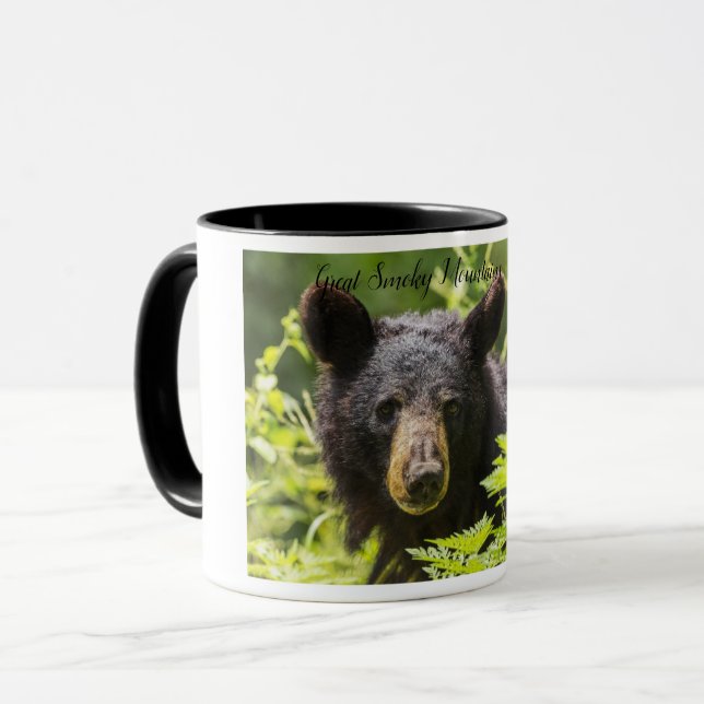 Great Smoky Mountains Black Bear Mug (Devant gauche)