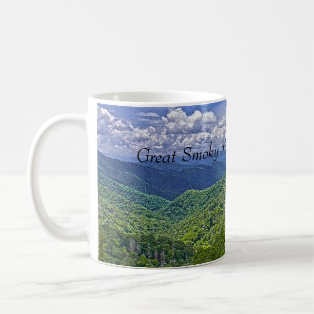 Great Smoky Mountains National Park Photo Mug (Gauche)