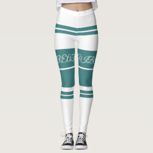 Great Vibes Green Leggings de luxe pour les femmes
