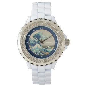Great Wave au large de Kanagawa & Japonaise montre