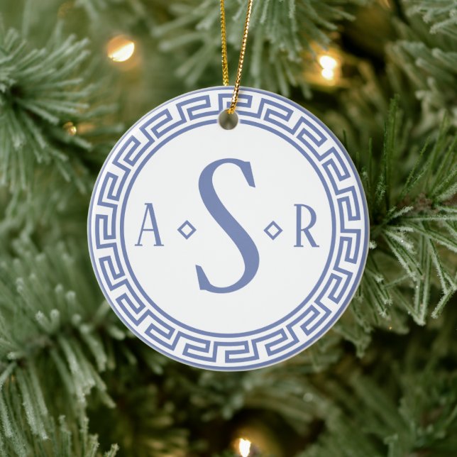 Grec Monogramme ornement de Noël (Arbre)