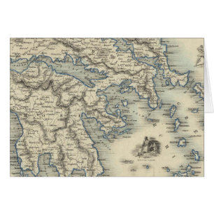 Grèce avec des cartes inset de Corfou et Stampalia