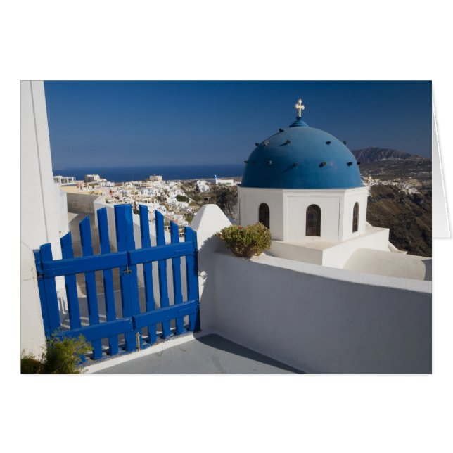 Grèce et île grecque de Santorin depuis le (Devant horizontal)