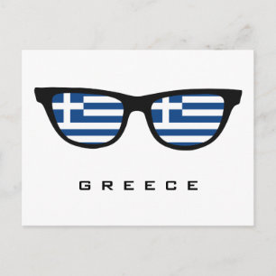 Grèce Shades texte personnalisé et carte postale c
