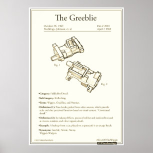 Greeblie 24" x 20", Value Poster Paper (Matte)