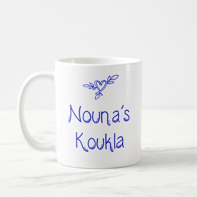 Greek Nouna's Koukla Mug  (Gauche)