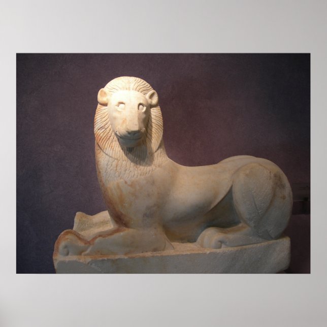 Greek Sacred Gate Lion poster (Devant)