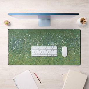 Green Abstrait Art Desk Mat