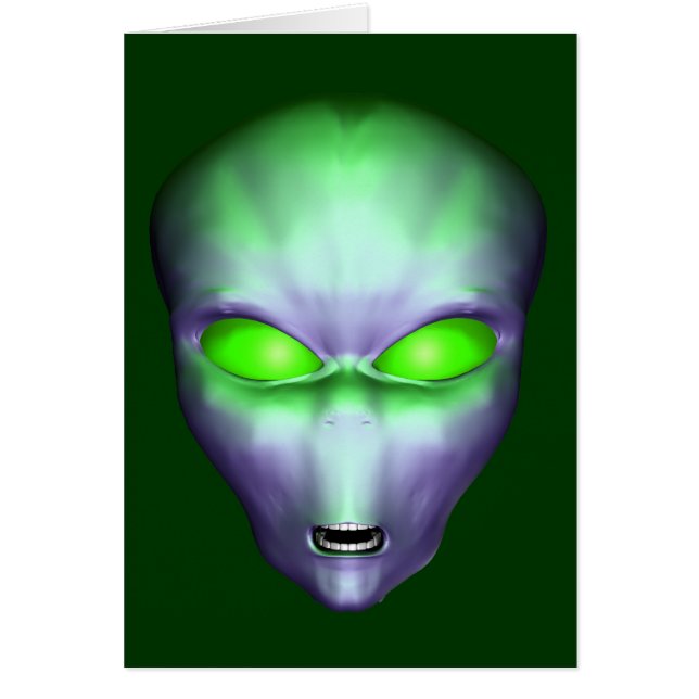 Green Alien Face (Devant)